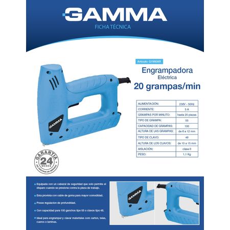Engrampadora y clavadora  Gamma Market - gammaherramientasar