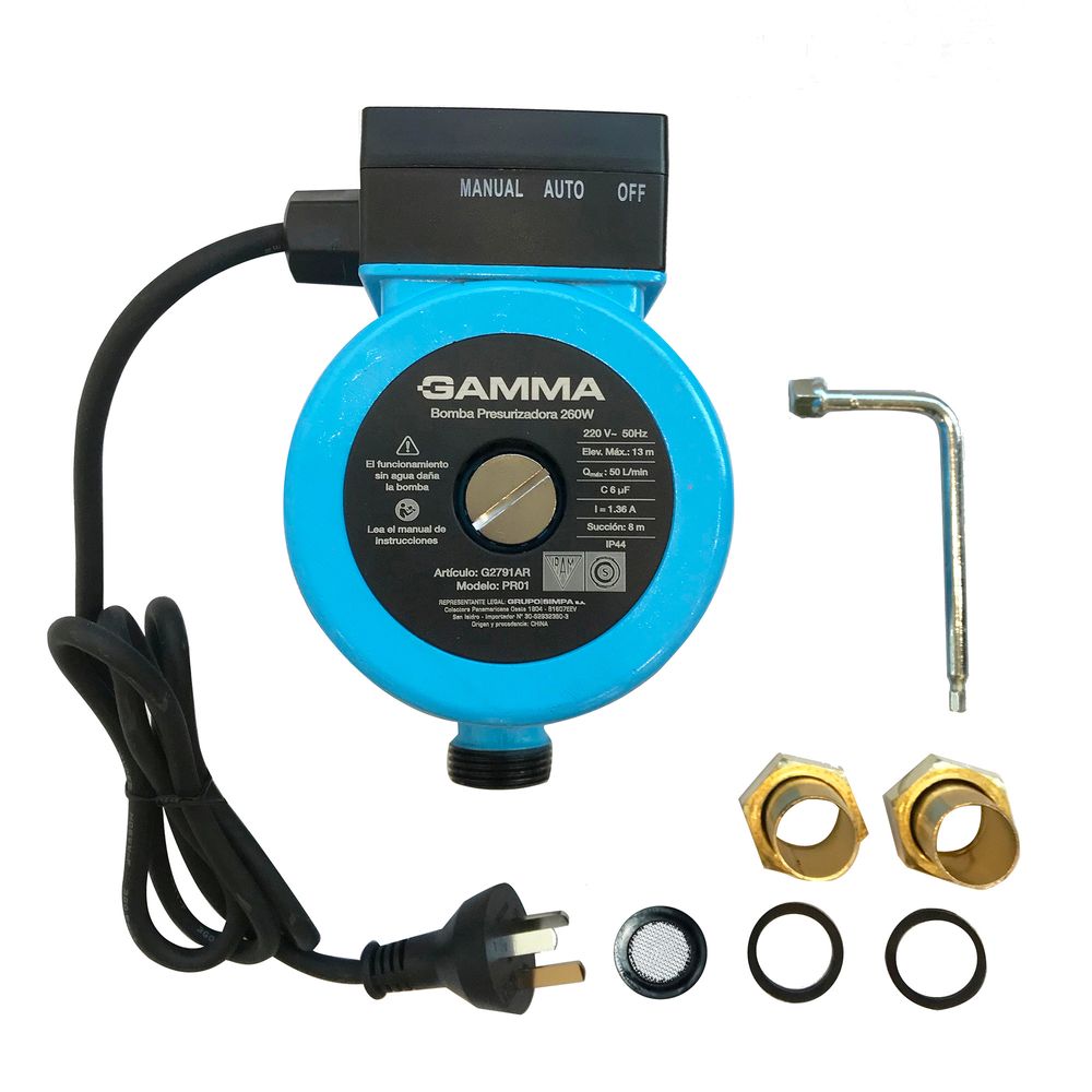 Bomba presurizadora PR001 260W - G2791AR - gammaherramientasar